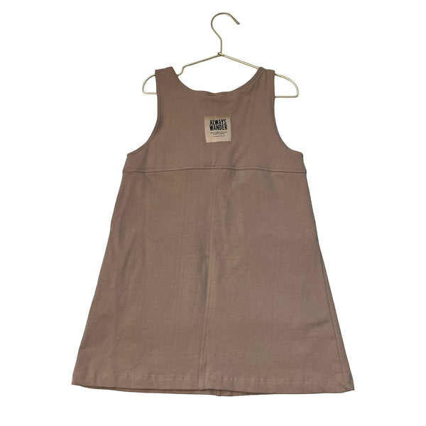 Zara Tan Cargo Pocket Sweatshirt Overall Dress - Size 7