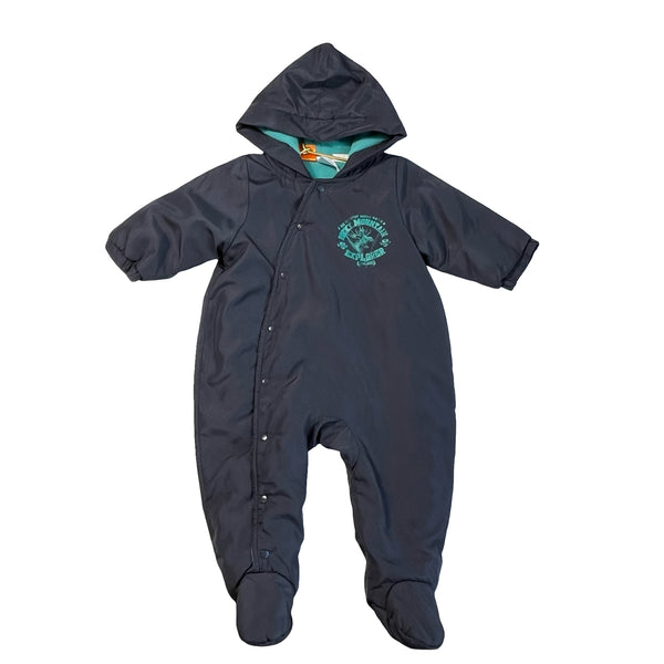 Baby Charlie & Me Navy Bunting - Size 6-12 Mo