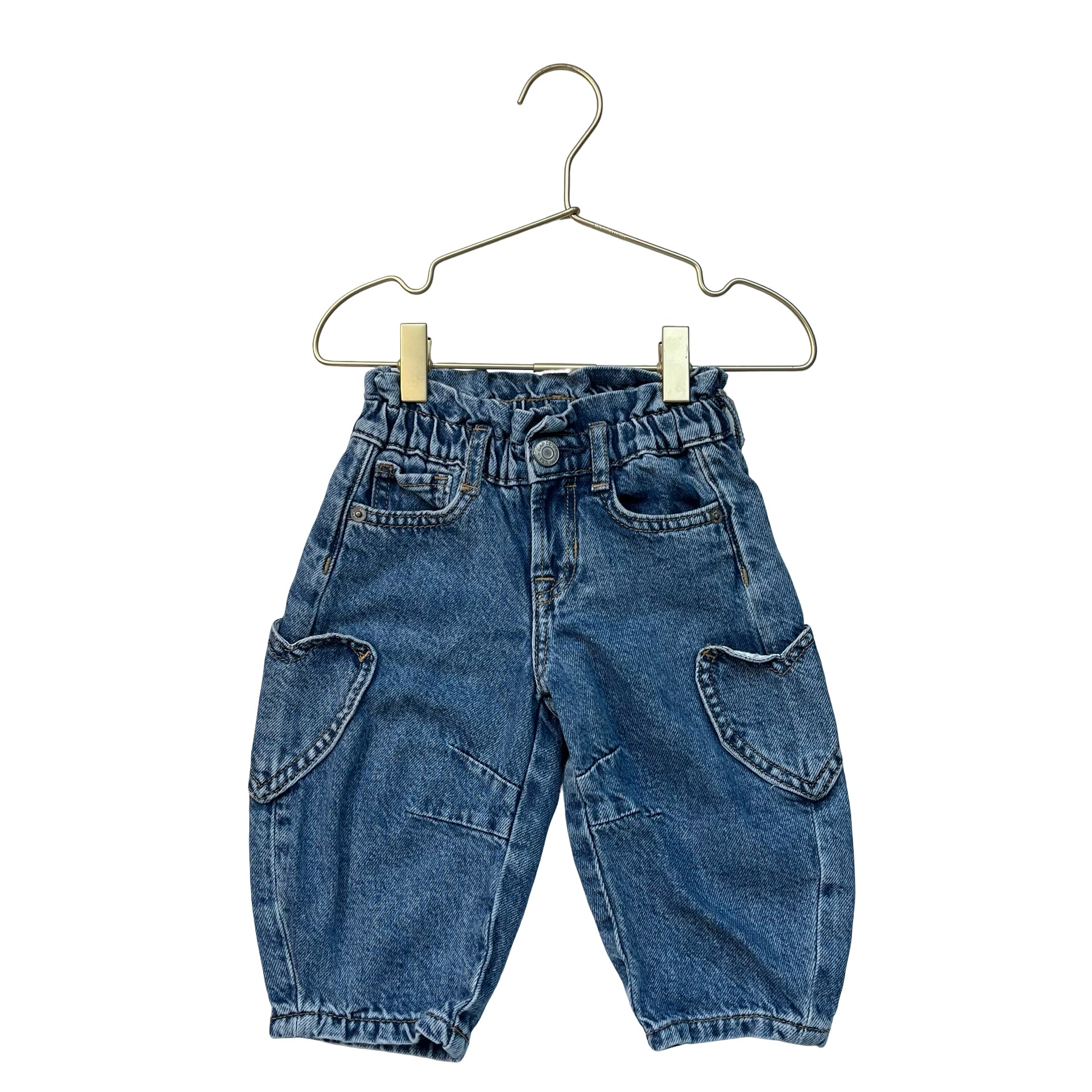 Baby Gap Heart Pocket Denim Jeans - Size 12-18 Mo