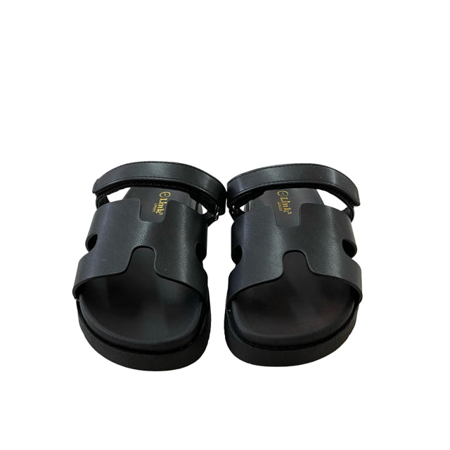 Link 'Gigi' Black Sandals New in Box - Size 1Y Big Kids