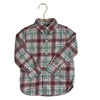 Janie and Jack Green, Pink, Plum Plaid Brushed Cotton Button Down - Size 2T