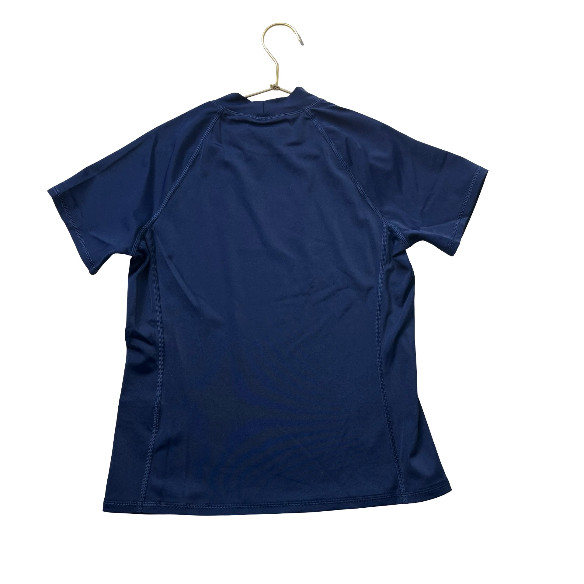 Lands' End Navy Rash Guard - Size M 10-12