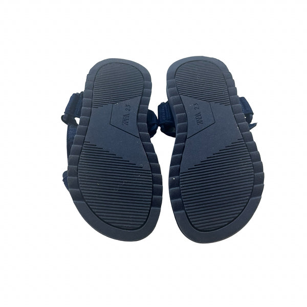 Zara Navy Sandals - Size 23 (7)