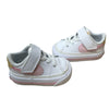Nike White & Pink Sneakers - Size 2C