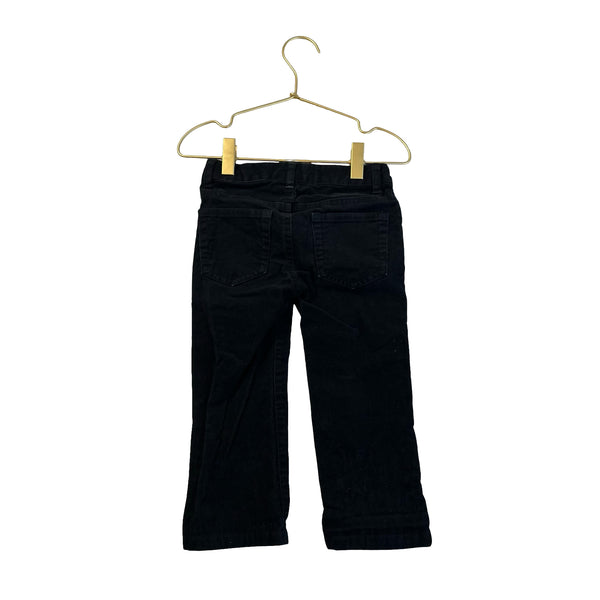 Janie and Jack Black Corduroy Pants - Size 2T