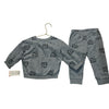 Cat & Jack Gray Camera Sweatshirt & Joggers with Tag - Size 12 Months