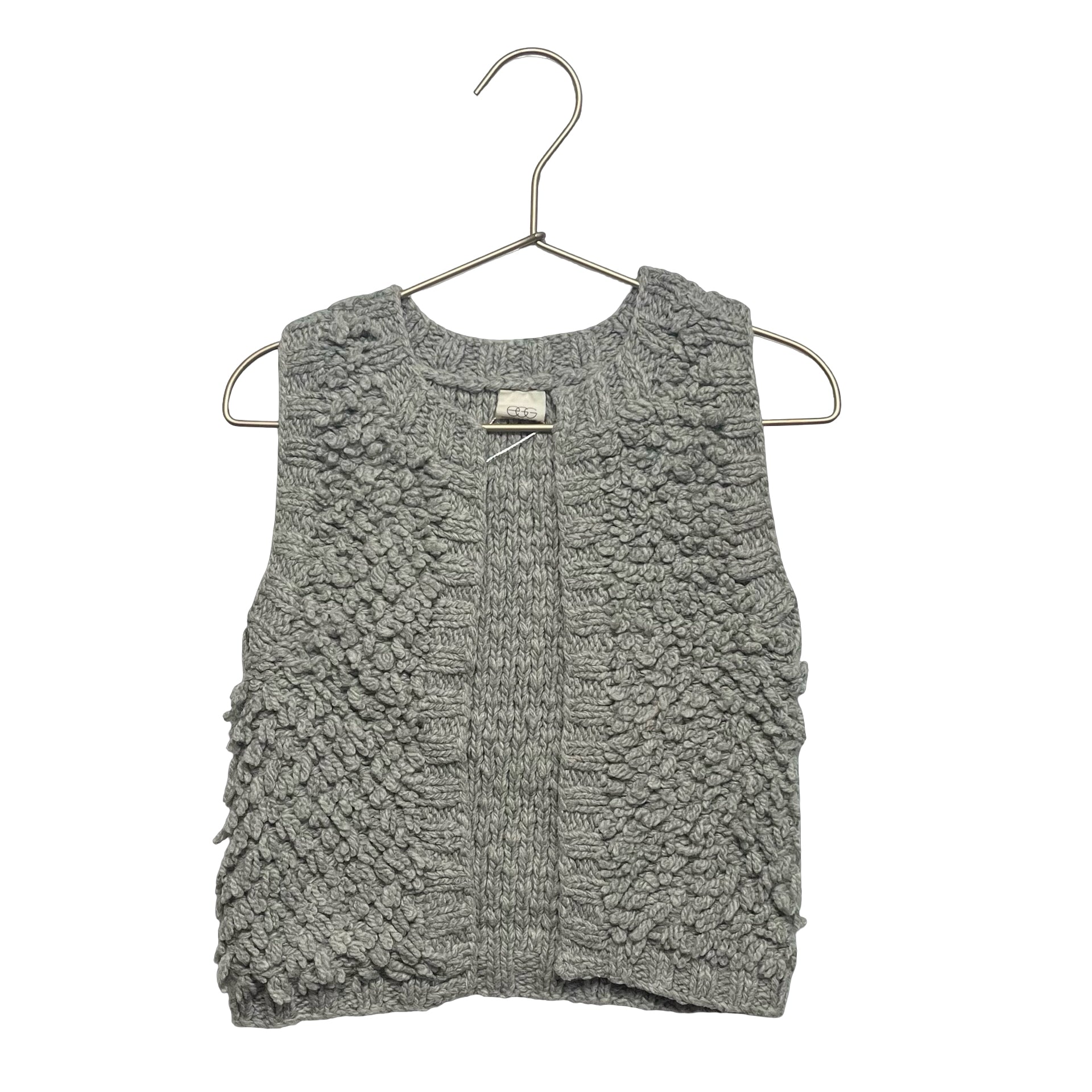 EGG Gray Open Front Cardigan Vest - Size 4 - Bounce Mkt