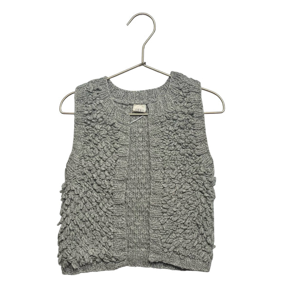 EGG Gray Open Front Cardigan Vest - Size 4 - Bounce Mkt