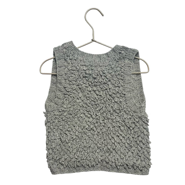 EGG Gray Open Front Cardigan Vest - Size 4 - Bounce Mkt