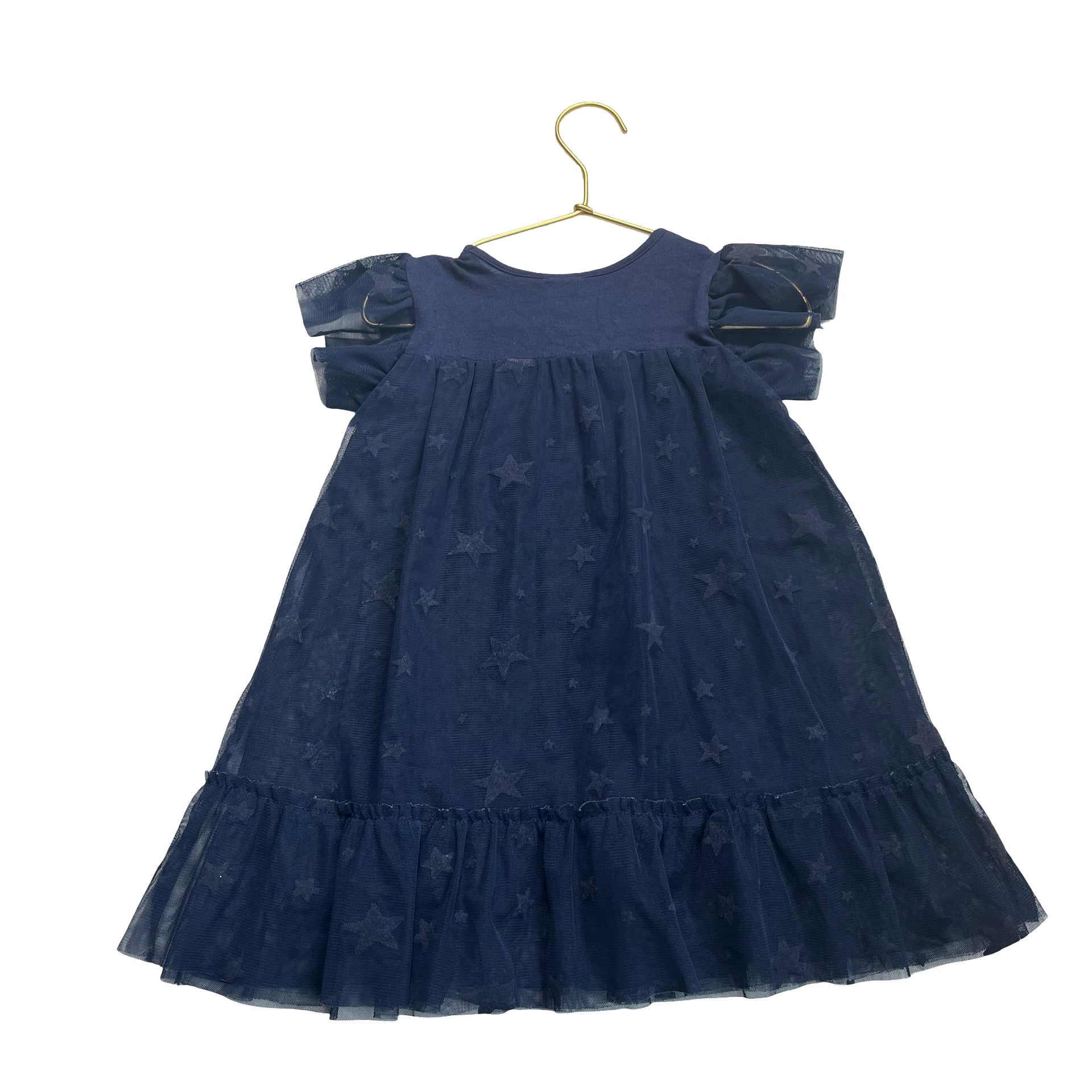 Egg Navy Star Pattern Tulle Dress - Size 2 - Bounce Mkt