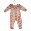 Egg Peach & Red Leaf Long Sleeve One Piece - Size 18 Months - Bounce Mkt