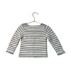 Elegant Baby Ivory & Gray Striped Cardigan with Tags - Size 12 Mo - Bounce Mkt