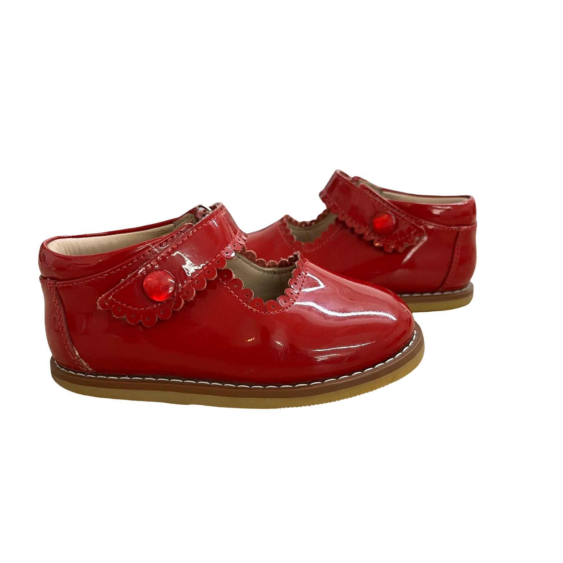 Elephantito Red Patent Shoes - Size 22 (6) - Bounce Mkt