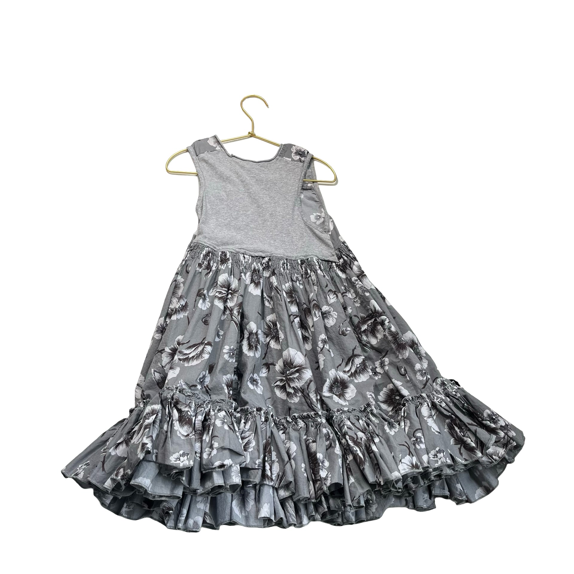 Eliane et Luna Gray Floral Dress - Size 6A - Bounce Mkt