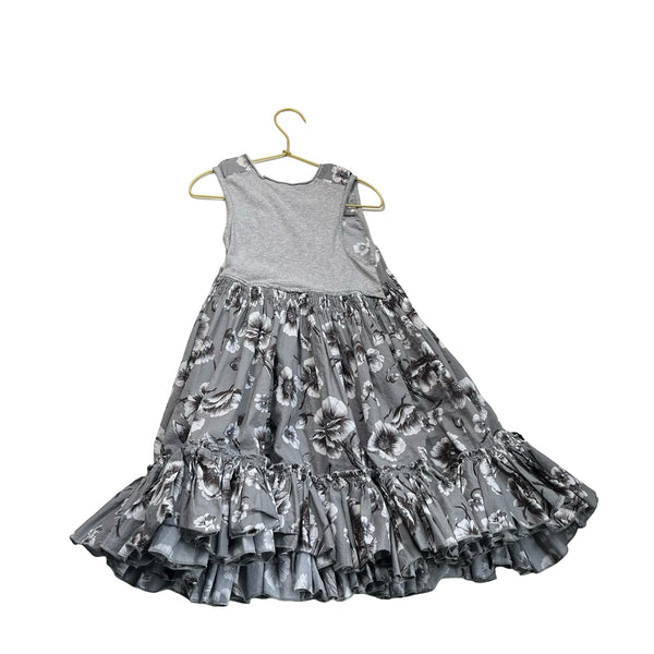 Eliane et Luna Gray Floral Dress - Size 6A - Bounce Mkt