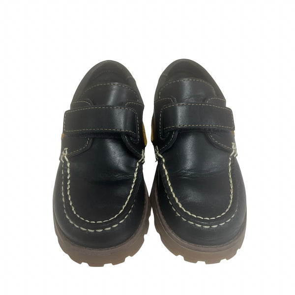 Camper Dark Navy Velcro Boat Shoes - Size 28 (10.5)