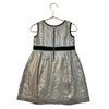 Bonpoint Metallic 100% Linen Dress - Size 4