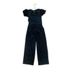 Crewcuts Black Gold Sparkle Velvet Jumpsuit - Size 7