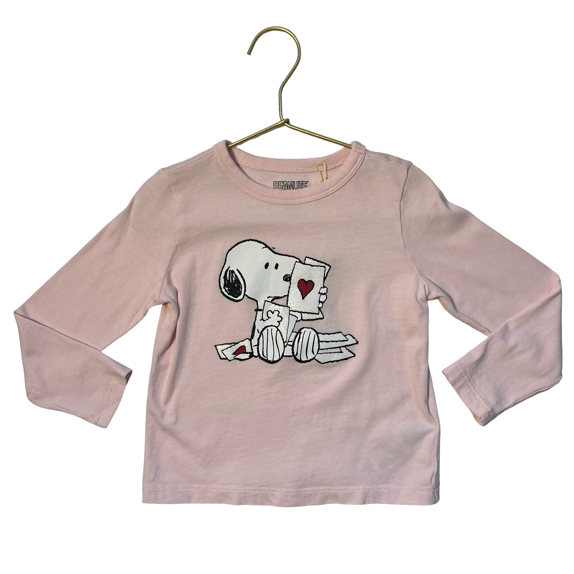 Crewcuts x Peanuts Snoopy Glitter Shirt - Size XXS 2-3
