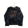 Rae Dunn Dark Gray Tie-Dye 'Scary Cool' Halloween Shirt - Size 7