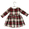 Hanna Andersson Ivory & Red Tartan Plaid Dress - Size 18-24 Mo