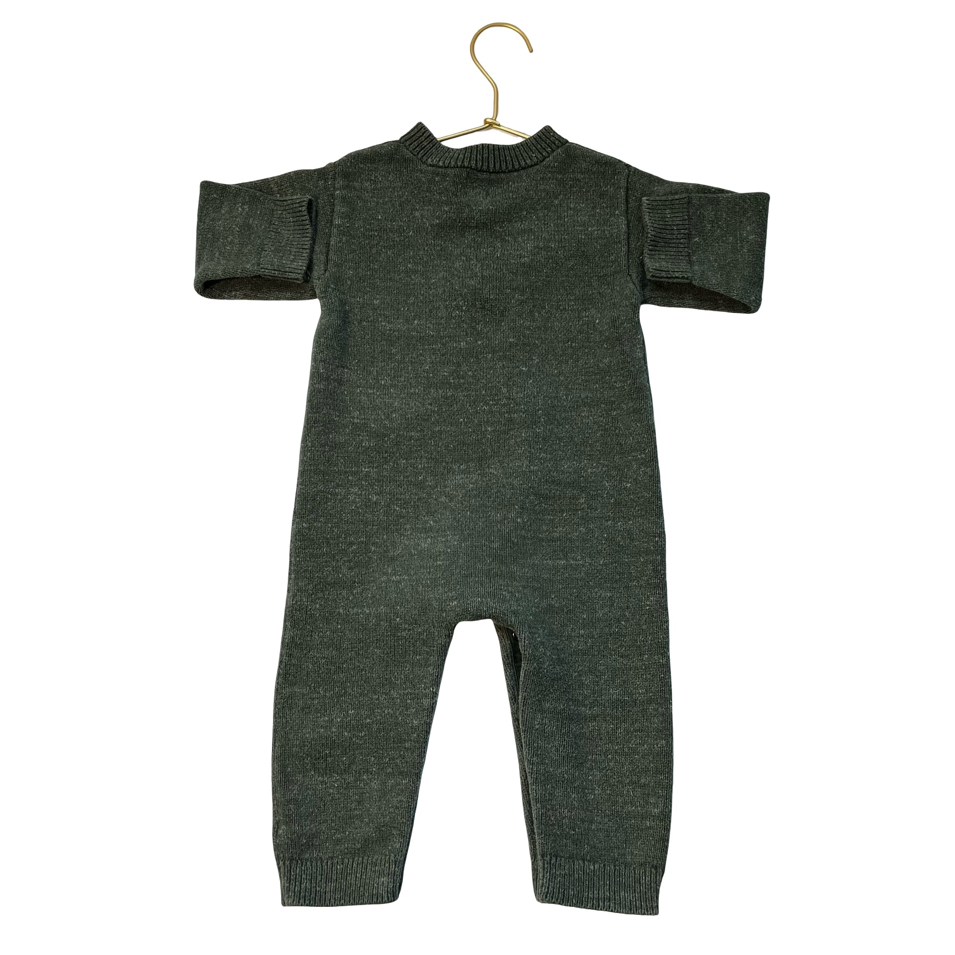 Baby Gap Green Quarter-Zip Knit One-Piece - Size 12-18 Mo
