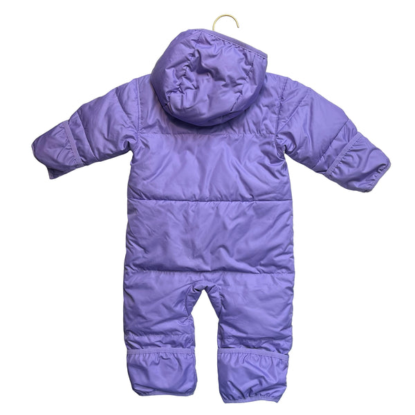 Columbia Fleece-Lined Purple Snowsuit Bunting - Size 6-12 Mo