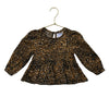 Old Navy Leopard Print Blouse - Size 18-24 Mo