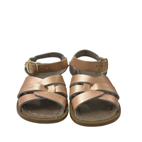 Salt Water Copper Metallic Sandals - Size 6