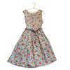 Boden Linen-Cotton Floral Belted Dress - Size 9-10Y