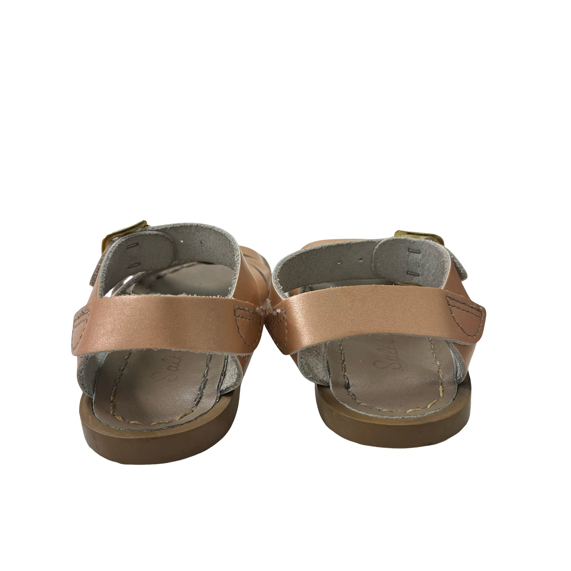 Salt Water Copper Metallic Sandals - Size 6