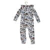 Posh Peanut Horse & Butterfly Print Hooded One-Piece - Size 2T