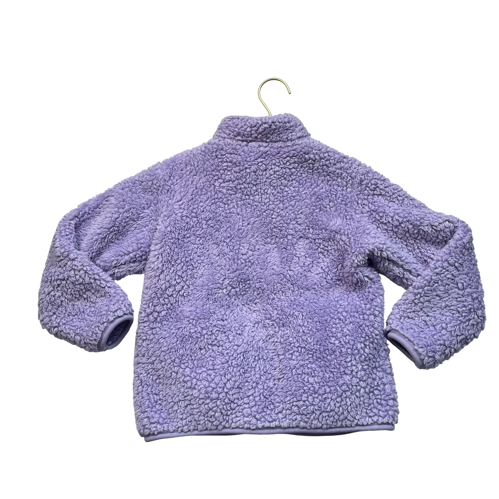 Uniqlo Lavender Sherpa Jacket - Size 5-6