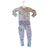 Bums & Roses Pastel Nutcracker Print One-Piece PJs - Size 12-18 Mo