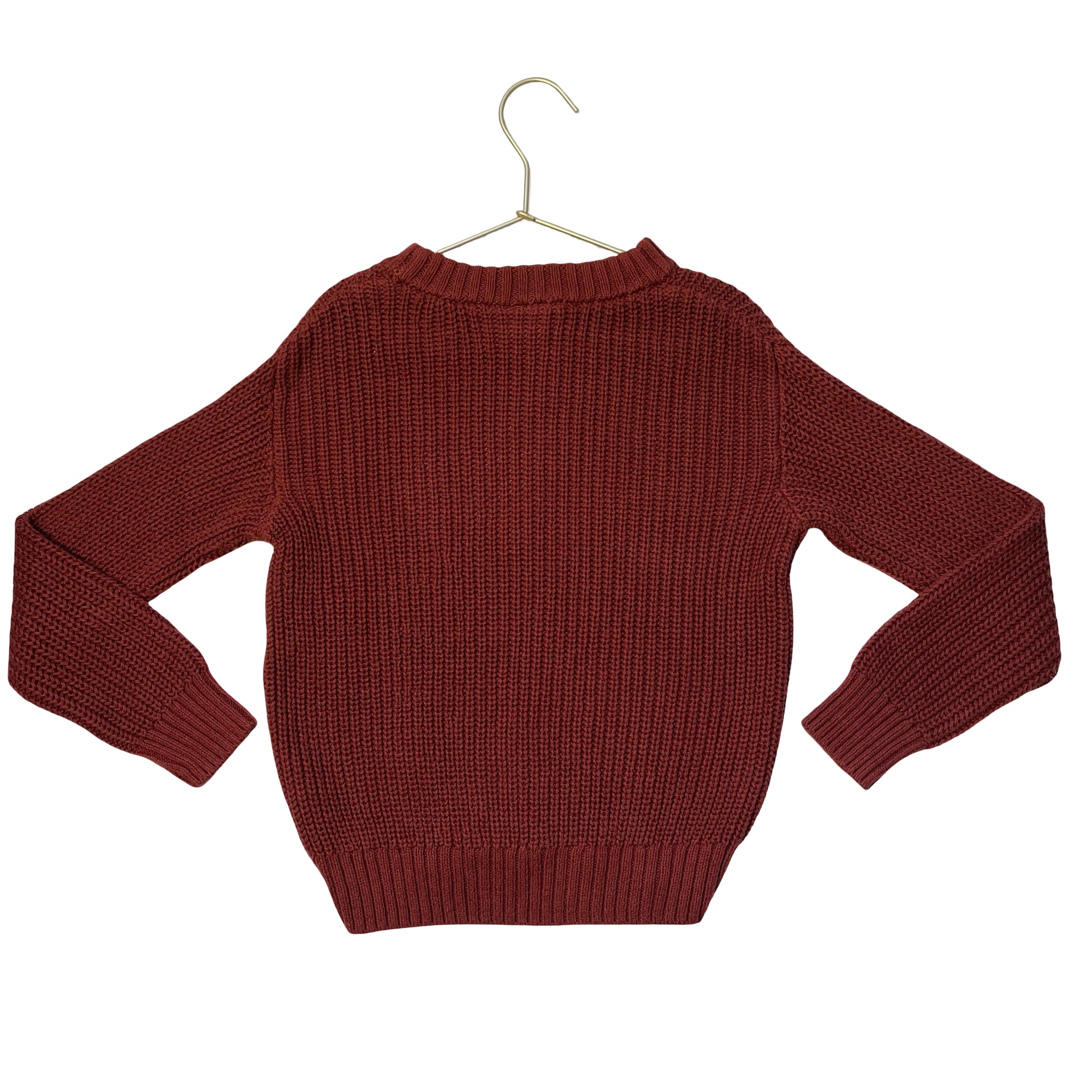 Little Co. by Lauren Conrad Burgundy 'Merry' Relaxed Fit Sweater w Tags - 24 Mo