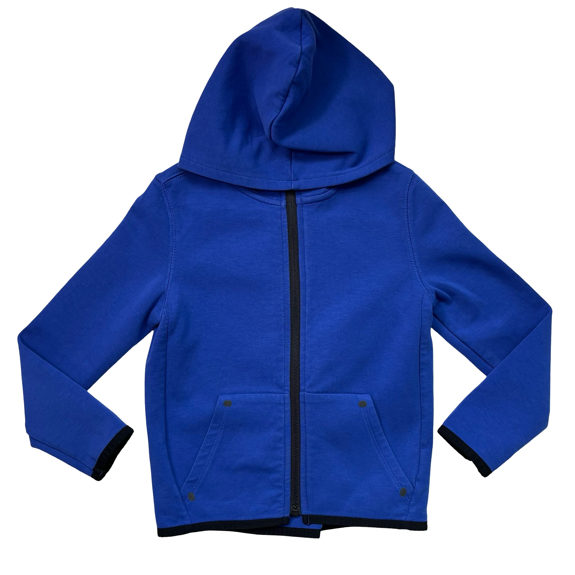 Gap Kids Blue Hooded Zip-Up Sweatshirt - Size XS 4-5