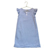 Vineyard Vines Blue & White Striped Seersucker Dress - Size 8