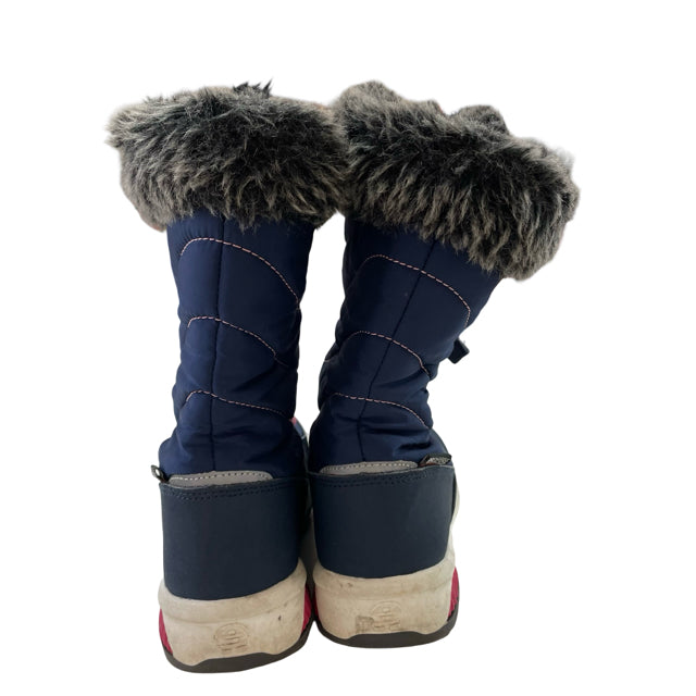 Kamik Navy & Pink Winter Boots - Size 12