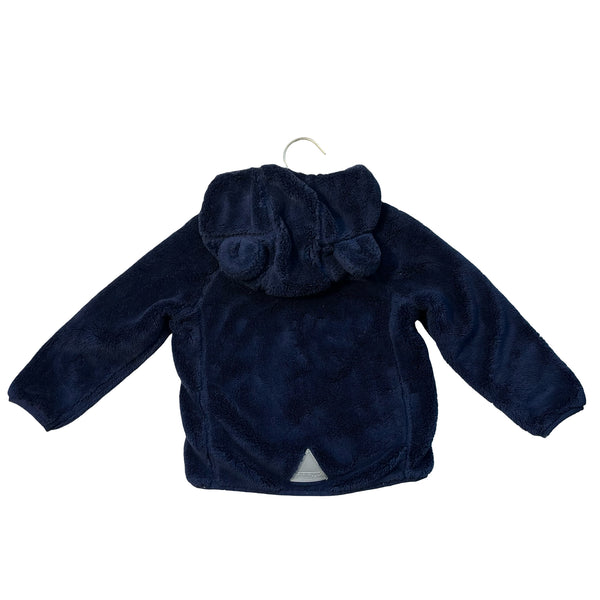 L.L.Bean Navy Fleece Hooded Jacket - Size 3T