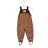 Zara Fleece-Lined Brown Rain & Snow Bib - Size 12-18 Mo