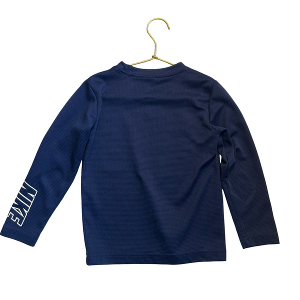 Nike Navy Logo Waffle Athletic Shirt - Size 5