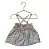 Early Sunday Pastel Striped Cotton-Linen Top - Size 5Y