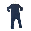 Beaufort Bonnet Navy Cotton Cable-Knit One-Piece - Size 2T