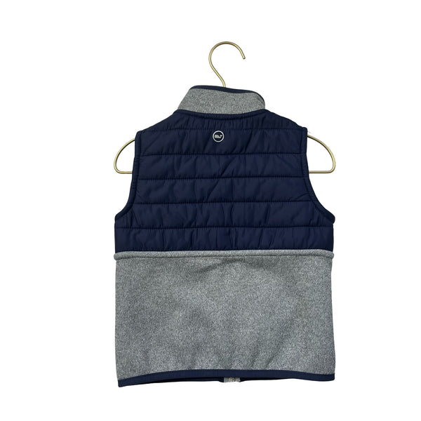 Vineyard Vines Navy & Gray Vest - Size 3T