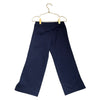 Janie and Jack Navy Pants, Pink & Burgundy Side Stripe - Size 5