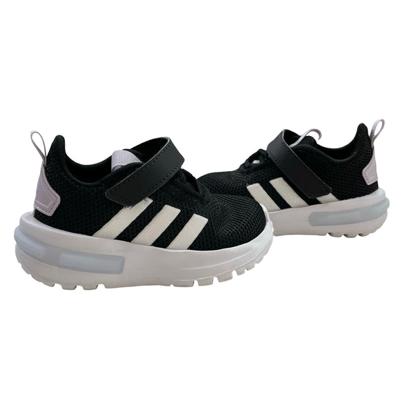 Adidas Black, Lavender & Iridescent Sneakers - Size 5K