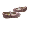 Ten Little Dusty Plum Velvet Shoes - Size 10.5