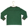 Hanna Andersson Green Striped Waffle Shirt - Size 110 (5)
