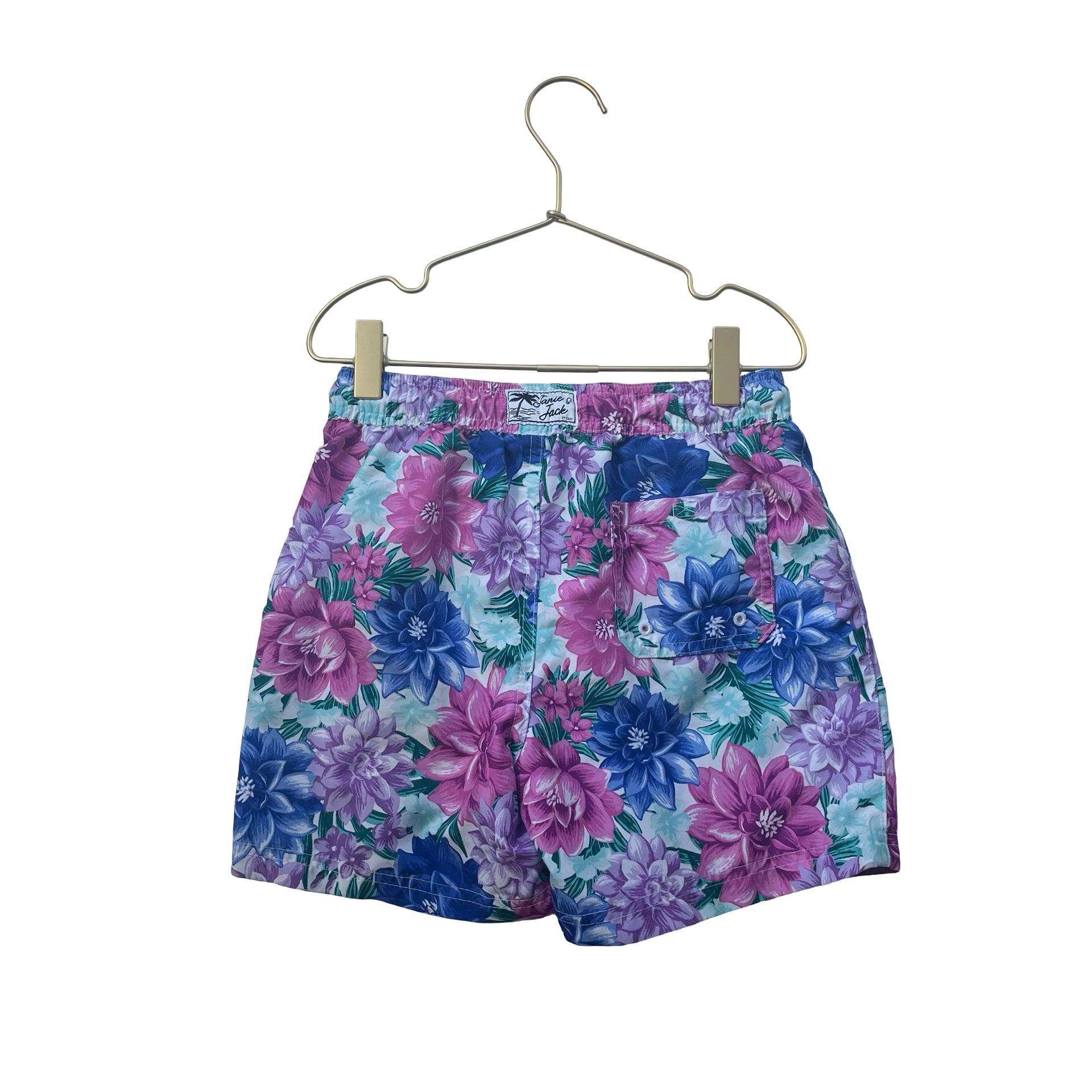 Janie and Jack Floral Swim Trunks - Size 8