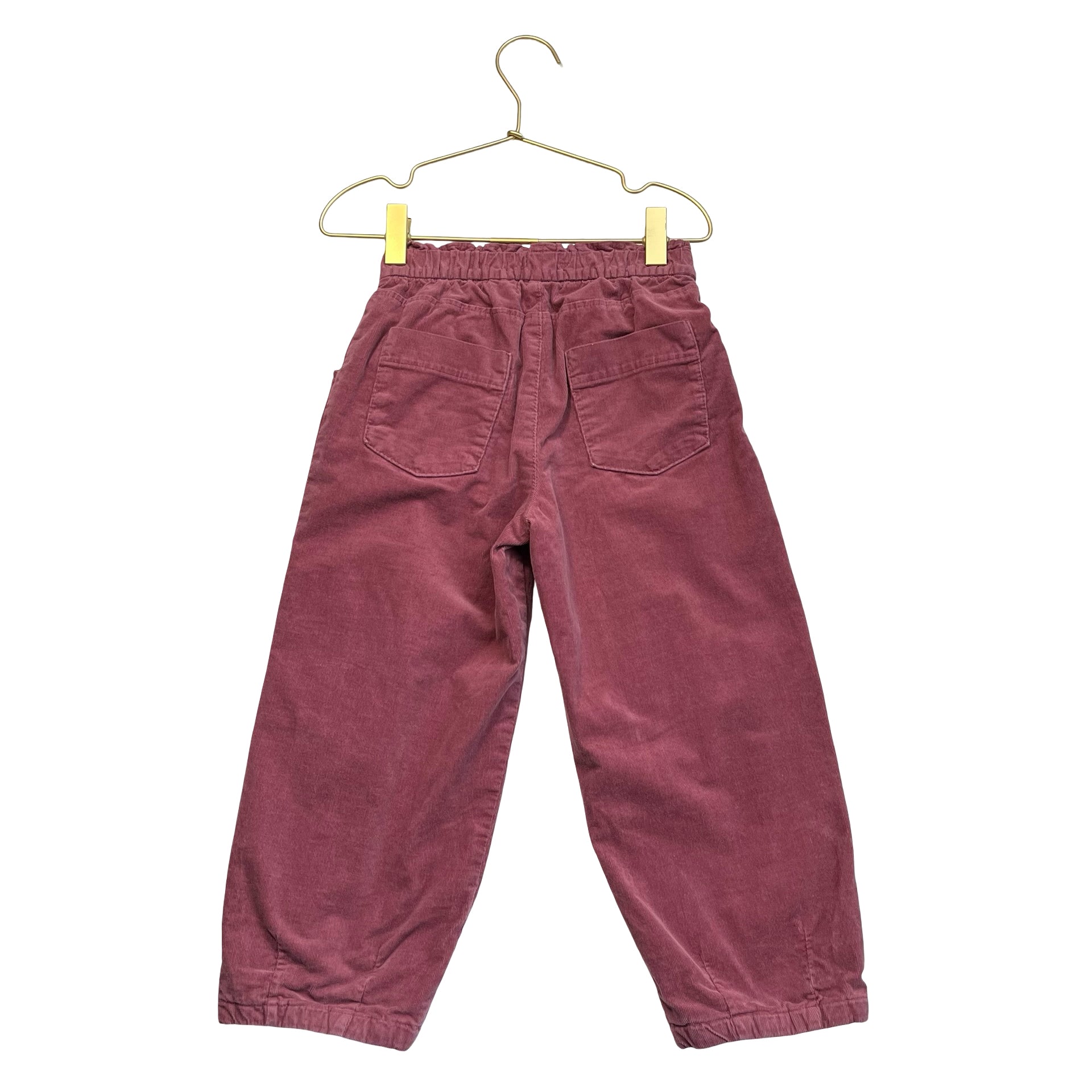 Zara Jersey-Lined Dusty Rose Corduroy Pants - Size 5